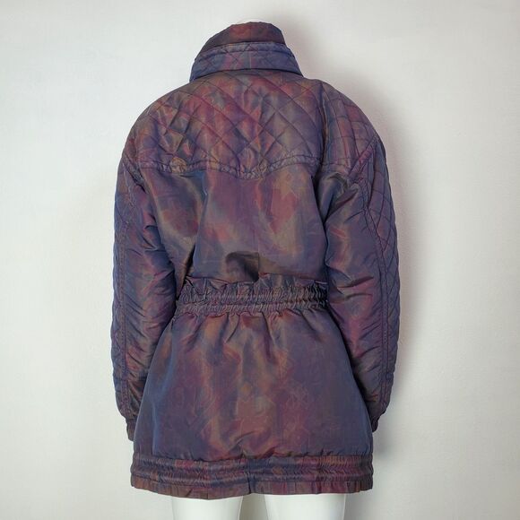 Vintage 80s Snuggler Purple Quilted Jacket - Picture 4 of 14